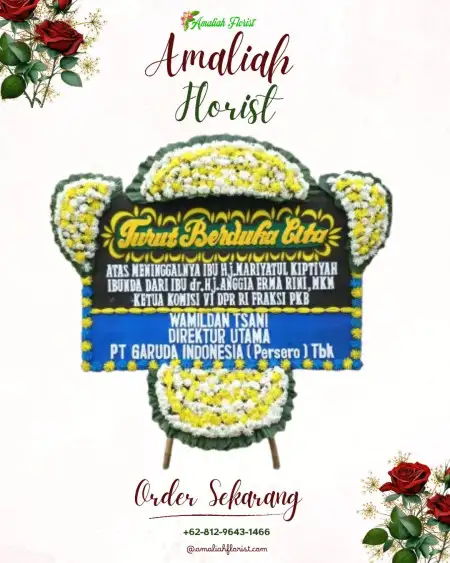 Papan Bunga Duka Wedding Garden Tangerang Selatan